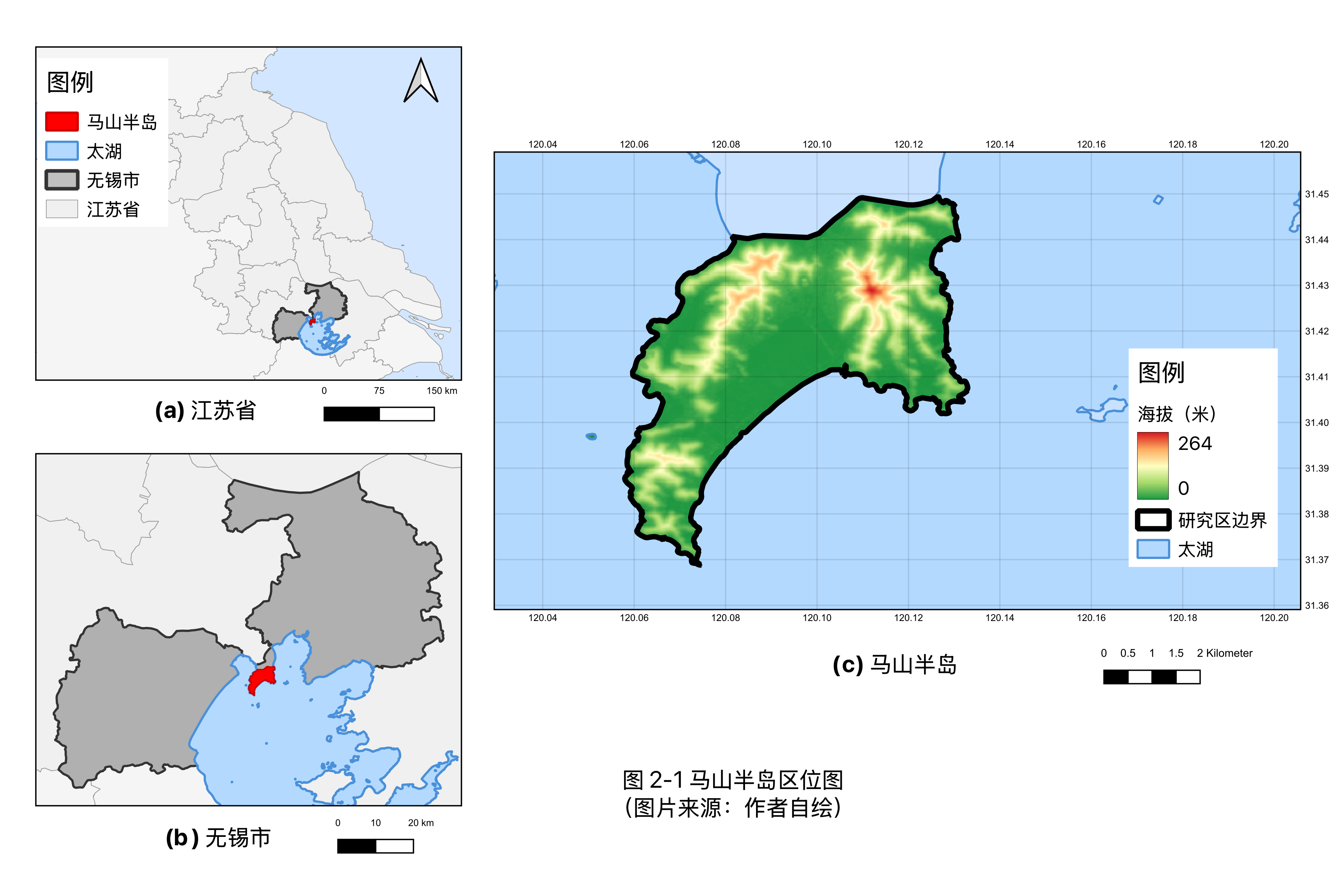 马山半岛分析图